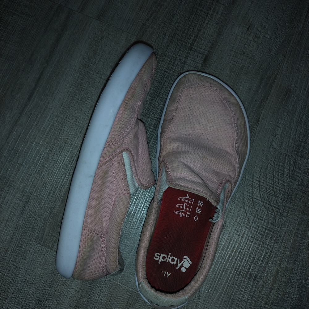 splay Kids Pink Slip-On Canvas Sneakers